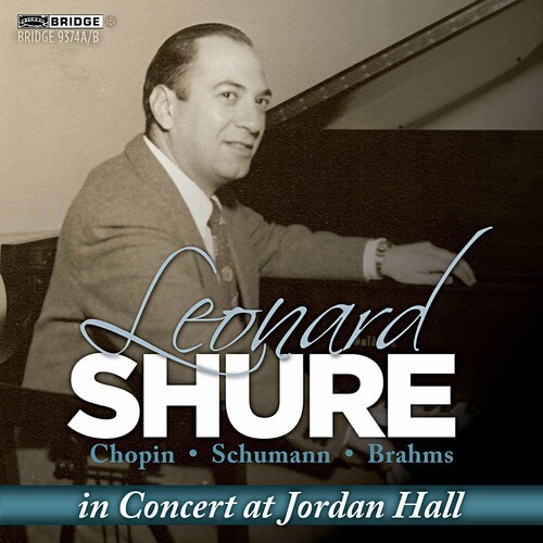 Shure Leonard - In Concert At Jordan Hall i gruppen CD / Klassisk hos Bengans Skivbutik AB (4046279)