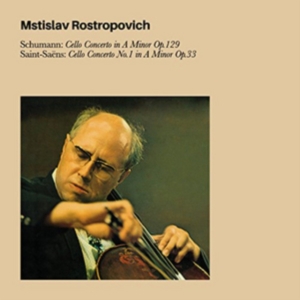 Mstislav Rostropovich - Schumann Cello Concerto In A Minor Op.129 /Saint-Saens Cello Concerto No.1 In A Minor Op.33 i gruppen CD / Klassisk,Annet hos Bengans Skivbutik AB (4047256)
