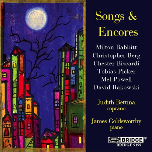 Bettina/Goldsworthy - Songs & Encores i gruppen CD / Klassisk hos Bengans Skivbutik AB (4047823)