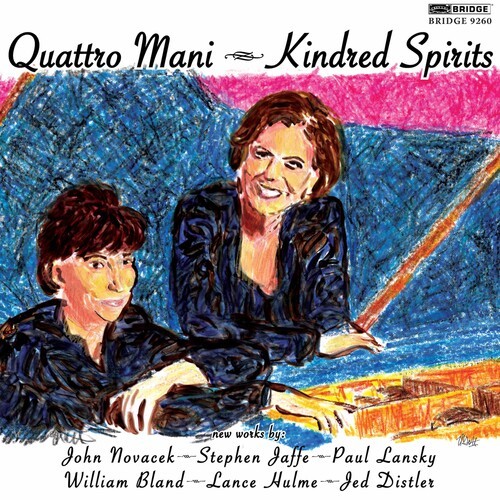 Grace/Rybak - Quattro Mani - Kindred Spirits i gruppen CD / Klassisk hos Bengans Skivbutik AB (4047890)