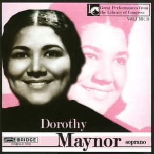 Maynor Dorothy - Dorothy Maynor Soprano i gruppen Annet /  hos Bengans Skivbutik AB (4047956)