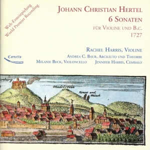 Johann Christian Hertel - 6 Sonaten Fur Violine Und B.C. i gruppen CD hos Bengans Skivbutik AB (4050197)
