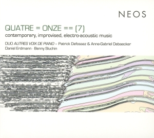 Duo Autres Voix De Piano - Quatre Onze 7: Contemproary, Improvised, Electro-Acoustic Music i gruppen Annet /  hos Bengans Skivbutik AB (4050262)