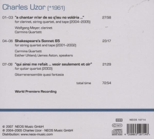 C. Uzor - Quartets/Quintet i gruppen CD hos Bengans Skivbutik AB (4051032)
