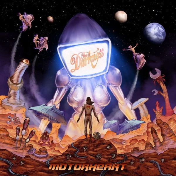 Darkness The - Motorheart i gruppen VINYL / Toppselgere hos Bengans Skivbutik AB (4052578)