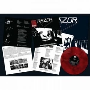Razor - Armed And Dangerous (Marbled Vinyl i gruppen VINYL / Metal/ Heavy metal hos Bengans Skivbutik AB (4053514)