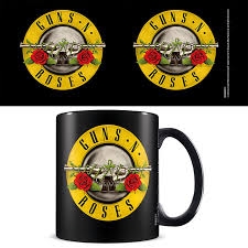 Guns N' Roses - Guns N' Roses (Bullet Logo) Black Mug i gruppen MERCHANDISE / Kopp / Heavy Metal hos Bengans Skivbutik AB (4063706)