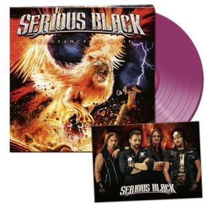 Serious Black - Vengeance Is Mine (Clear Violett Vi i gruppen VINYL / Metal hos Bengans Skivbutik AB (4065249)