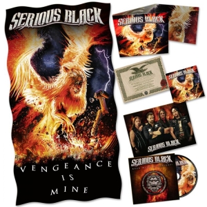 Serious Black - Vengeance Is Mine (Limited Boxset) i gruppen CD / Metal hos Bengans Skivbutik AB (4065270)