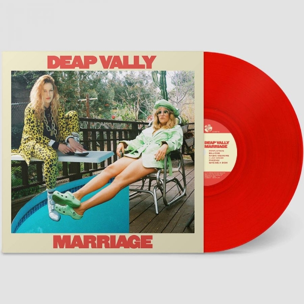 Deap Vally - Marriage (Red Vinyl) i gruppen VINYL / Toppselgere hos Bengans Skivbutik AB (4071315)