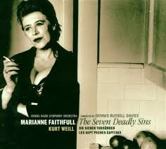 Faithfull Marianne Radio Symphony Orchestra Vienna - Kurt Weill: The Seven Deadly Sins i gruppen VINYL / Klassisk,Annet hos Bengans Skivbutik AB (4073037)