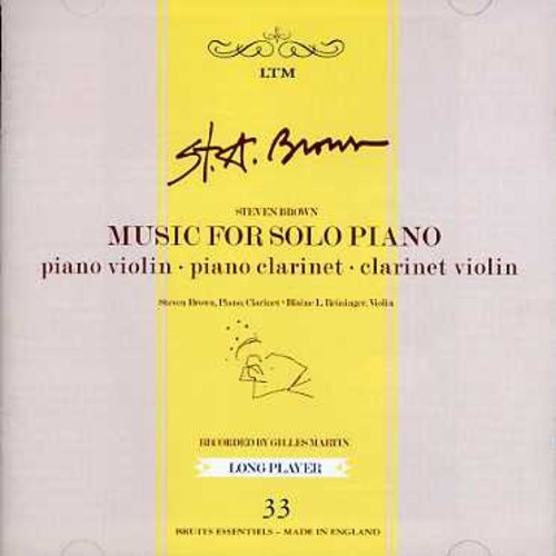 Steven Brown - Music For Solo Piano i gruppen CD / Pop hos Bengans Skivbutik AB (4073451)