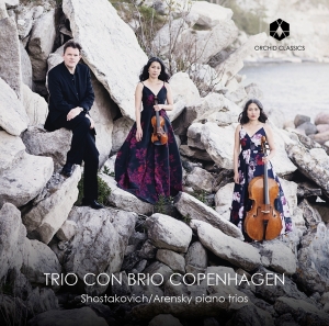 Trio Con Brio Copenhagen - Shostakovich/Arensky: Piano Trios i gruppen Externt_Lager / Naxoslager hos Bengans Skivbutik AB (4073976)