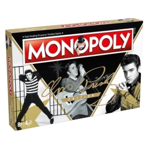 Elvis Presley - Elvis Monopoly i gruppen MERCHANDISE / Selskapsspill / Pop-Rock hos Bengans Skivbutik AB (4080119)
