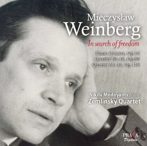 Nikita Mndoyants & Zemlinsky Quartet - Weinberg: In Search Of Freedom i gruppen CD hos Bengans Skivbutik AB (4080431)