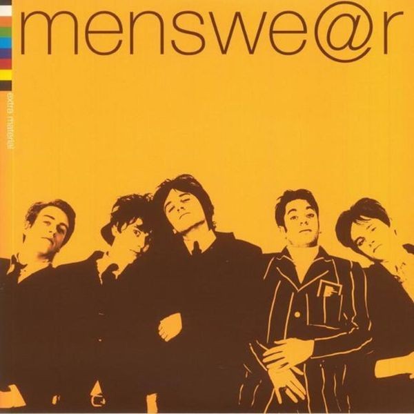 Menswear - Extra Material (180G Orange & White Viny i gruppen VINYL hos Bengans Skivbutik AB (4091066)