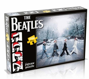 Beatles The - Christmas Abbey Road Puzzle (1000) i gruppen MERCHANDISE / Merch / Pop-Rock hos Bengans Skivbutik AB (4099764)