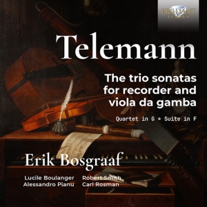 Telemann Georg Philipp - Trio Sonatas For Recorder & Viola D i gruppen CD / Klassisk hos Bengans Skivbutik AB (4117038)
