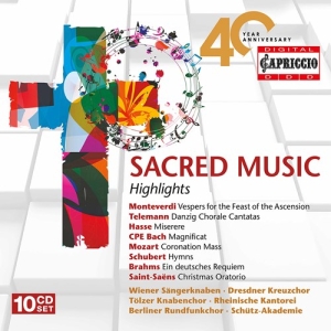 Carl Philipp Emanuel Bach Johann C - Capriccio 40Th Anniversary: Sacred i gruppen CD / Klassisk hos Bengans Skivbutik AB (4119046)