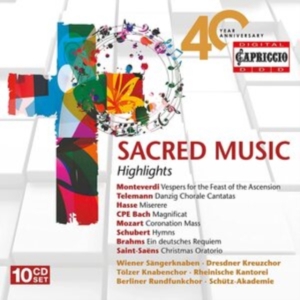 Carl Philipp Emanuel Bach Johann C - Capriccio 40Th Anniversary: Sacred i gruppen Externt_Lager / Naxoslager hos Bengans Skivbutik AB (4119046)