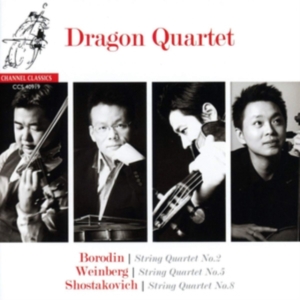 Alexander Borodin Dmitri Shostakov - Dragon Quartet: Borodin - Shostakov i gruppen Externt_Lager / Naxoslager hos Bengans Skivbutik AB (4120165)