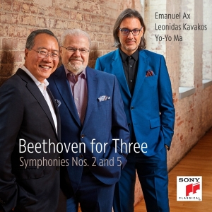 Yo-Yo Ma Leonidas Kavakos & Emanuel Ax - Beethoven For Three: Symphonies Nos. 2 And 5 i gruppen CD hos Bengans Skivbutik AB (4129429)