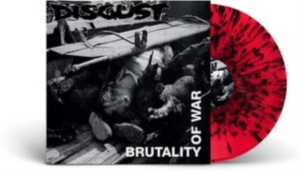 Disgust - Brutality Of War (Red/Black Splatte i gruppen VINYL / Pop-Rock hos Bengans Skivbutik AB (4134651)
