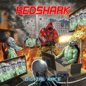 Redshark - Digital Race (Red) i gruppen VINYL / Metal hos Bengans Skivbutik AB (4136475)