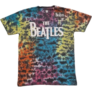 The Beatles - Drop T Logo Uni Grey Dip-Dye i gruppen MERCH hos Bengans Skivbutik AB (4140405r)