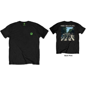 The Beatles - F&B Packaged Abbey Road & Logo Uni Bl    i gruppen MERCH / T-Shirt / Rockoff_Nya April24 hos Bengans Skivbutik AB (4141041r)