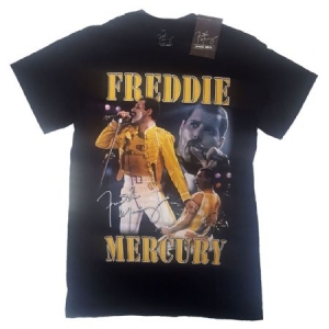 Freddie Mercury - Unisex T-Shirt: Live Homage (XL) i gruppen -Start Tshirt hos Bengans Skivbutik AB (4141107)