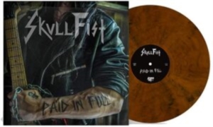 Skull Fist - Paid In Full (Orange/Black Marbled i gruppen VINYL / Metal hos Bengans Skivbutik AB (4141783)