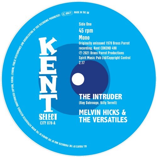 Melvin Hicks & The Versatiles / Pin - Intruder / Just Outside Of Lonely i gruppen VINYL / RNB, Disco & Soul hos Bengans Skivbutik AB (4142421)