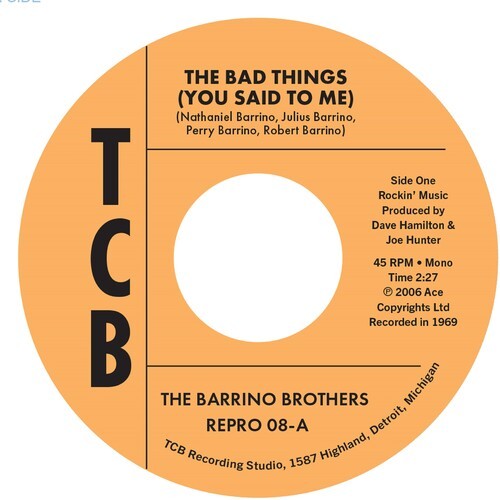 Barrino Brothers - Bad Things (You Said To Me) i gruppen Annet / hos Bengans Skivbutik AB (4142427)