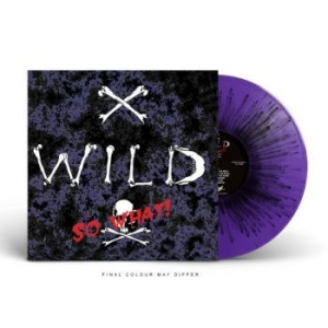 X - Wild - So What! (Ltd.180G  Purple/Black Lp i gruppen VINYL / Metal/ Heavy metal hos Bengans Skivbutik AB (4145559)