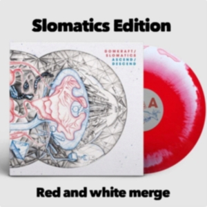 Domkraft / Slomatics - Ascend / Descend (Red/White Vinyl L i gruppen VINYL / Metal,Svensk Musikkk hos Bengans Skivbutik AB (4145664)