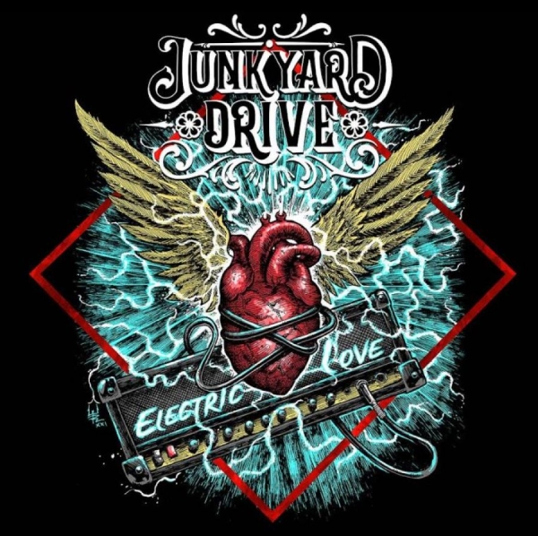 Junkyard Drive - Electric Love (Light Blue) i gruppen VINYL / Toppselgere hos Bengans Skivbutik AB (4145915)