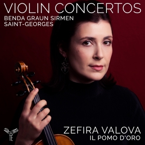 Zefira Valova - Violin Concertos: Benda/Graun/Sirmen/Saint-Georges i gruppen CD hos Bengans Skivbutik AB (4162678)