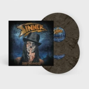 Sinner - Brotherhood (Clear/White/Black Marb i gruppen VINYL / Metal hos Bengans Skivbutik AB (4165613)