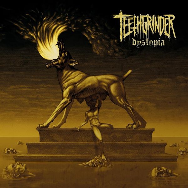 Teethgrinder - Dystopia i gruppen VINYL / Metal/ Heavy metal hos Bengans Skivbutik AB (4167119)
