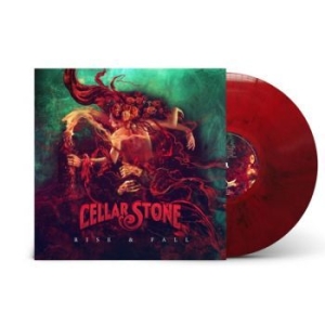 Cellar Stone - Rise & Fall (Red/Black Marbled Viny i gruppen VINYL / Metal hos Bengans Skivbutik AB (4167184)
