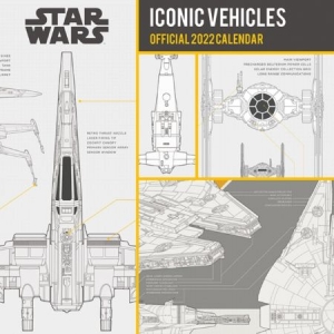 Star Wars (Vehicles) 2022 Official Calendar i gruppen Labels /  hos Bengans Skivbutik AB (4171125)