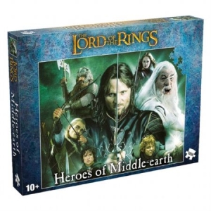 Lord Of The Rings Heroes Of Middle - Earth 1000 pce Jigsaw Puzzle i gruppen Labels /  hos Bengans Skivbutik AB (4171281)