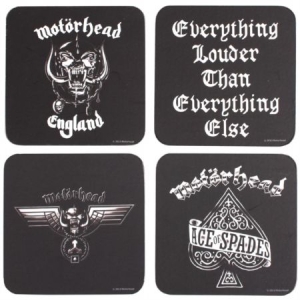 Motörhead - 4 Set Coasters i gruppen Labels /  hos Bengans Skivbutik AB (4171285)