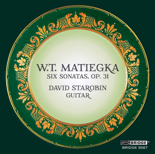 Starobin David - Matiegka: Six Sonatas, Op. 31 i gruppen CD / Klassisk hos Bengans Skivbutik AB (4171593)