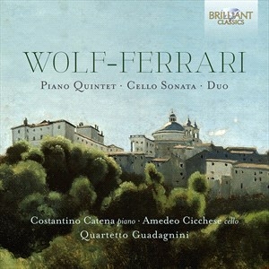 Wolf-Ferrari Ermanno - Quartet, Op.6 Sonata, Op.30 Duo, i gruppen CD hos Bengans Skivbutik AB (4171924)