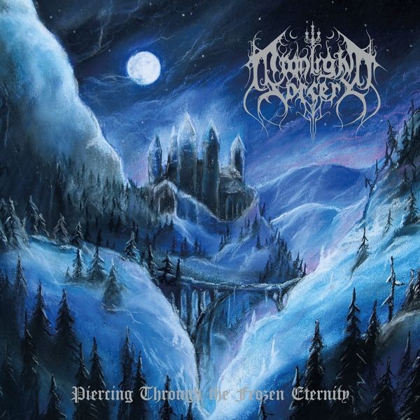 Moonlight Sorcery - Piercing Through The Frozen Eternit i gruppen VINYL / Metal/ Heavy metal hos Bengans Skivbutik AB (4172486)
