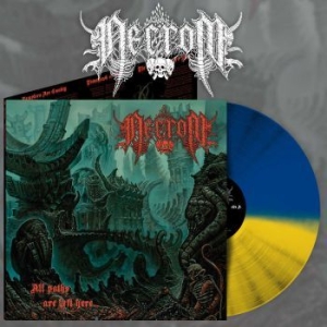 Necrom - All Paths Are Left Here (Yellow/Blu i gruppen VINYL / Metal/ Heavy metal hos Bengans Skivbutik AB (4172872)