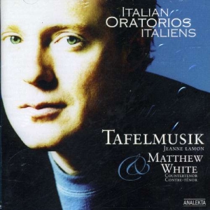 White Matthew Tafelmusik Baroque - Italian Oratorios i gruppen CD hos Bengans Skivbutik AB (4176291)