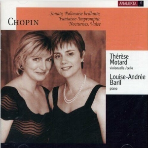 Motard Thérèse Baril Louise-Andr - Chopin: Works For Cello & Piano i gruppen Externt_Lager / Naxoslager hos Bengans Skivbutik AB (4178093)